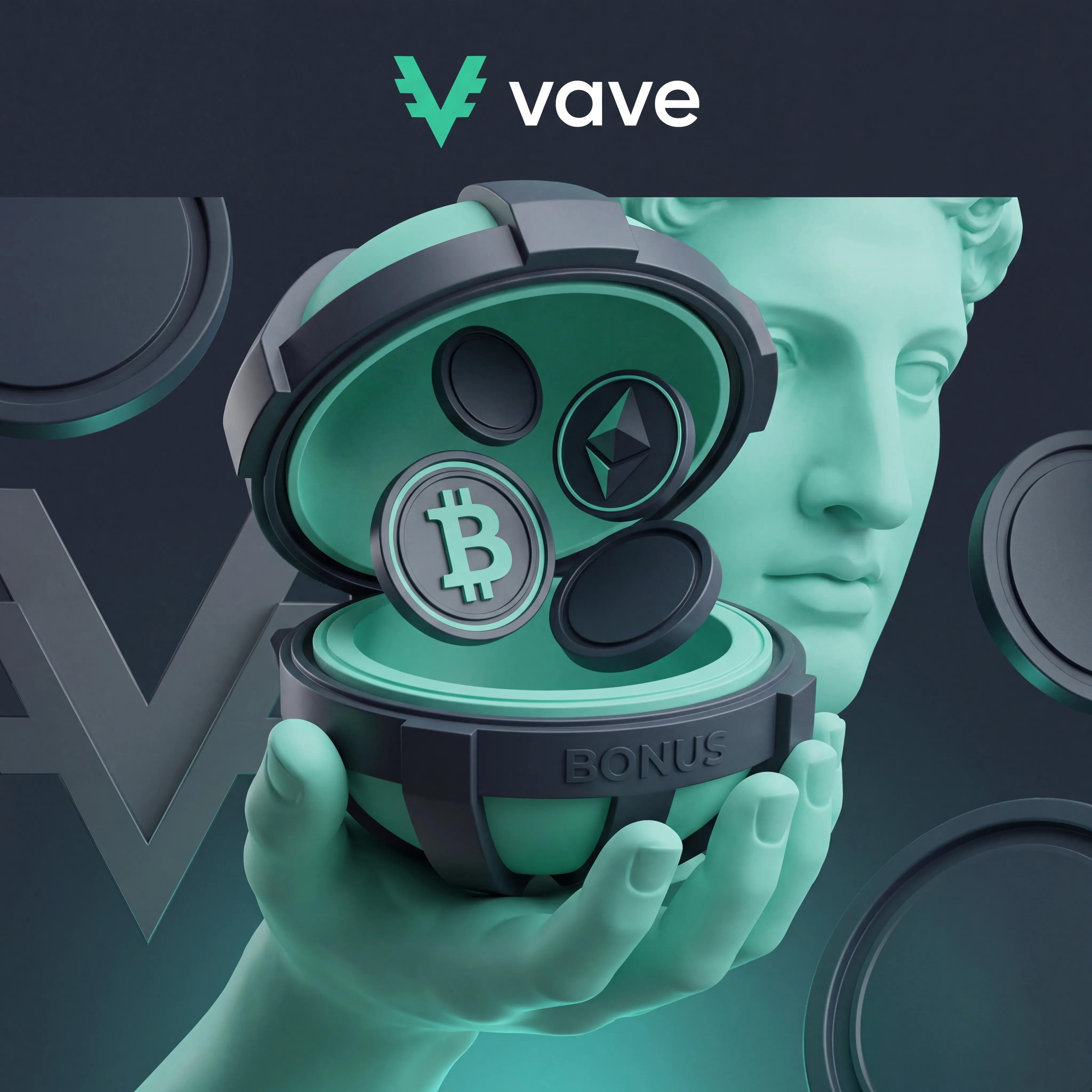 Πυρήνας crypto ανταμοιβής Vave